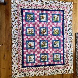 The Berenstain Bears Small Reversible Quilt Blanket Hand made